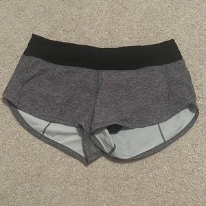 Lulu Lemon Speed Up Shorts - 2.5” - Gray